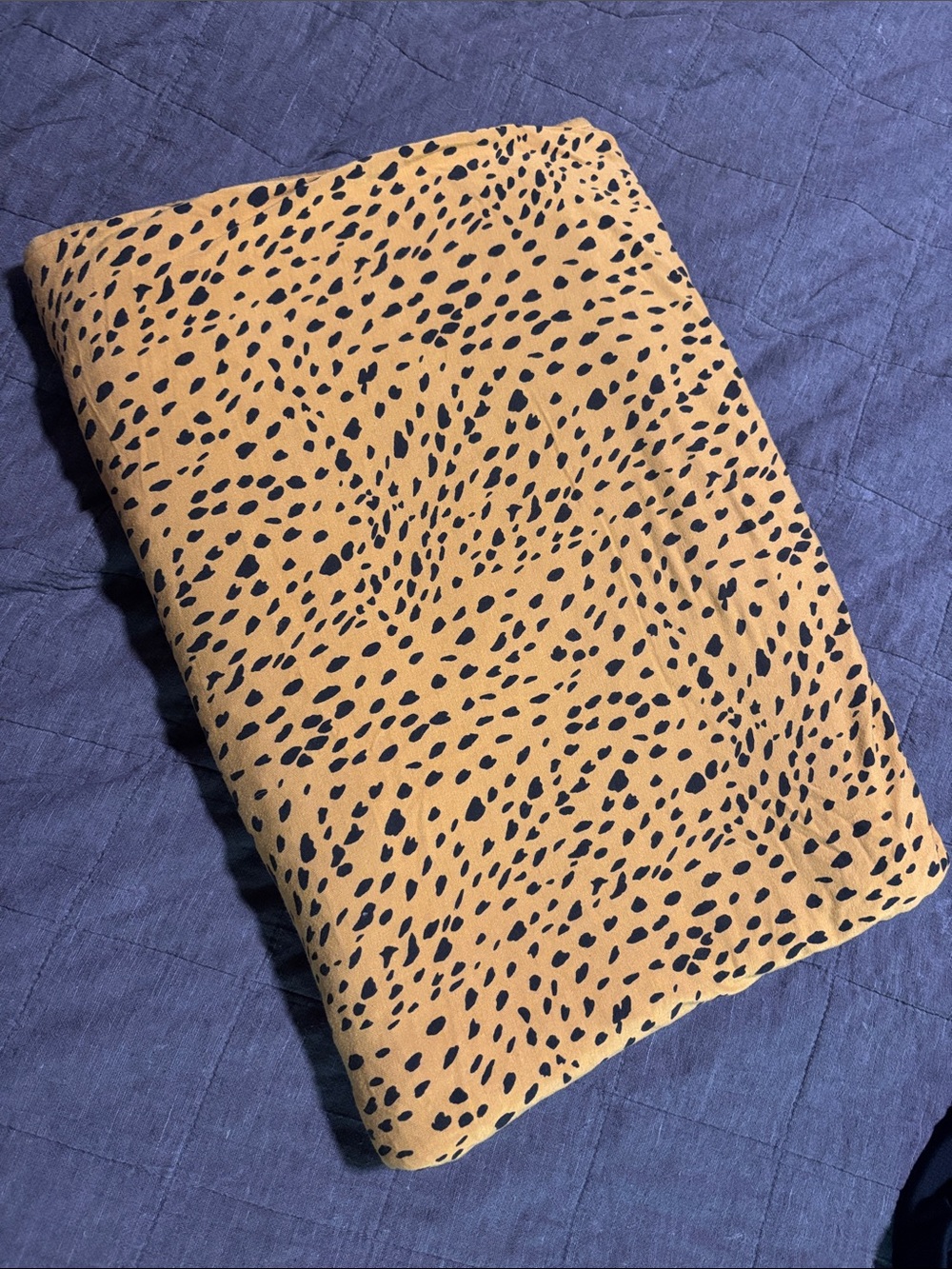 Kyte BABY toddler marigold cheetah blanket